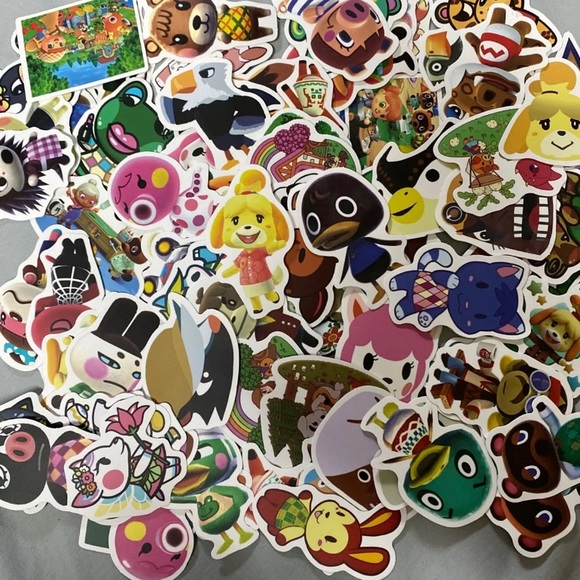 100 Animal Crossing Stickers - Picture 1 of 2